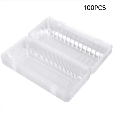 100PCS Disposable Cake Fruit Pastry Takeaway Packaging Box Transparent FoodGrade