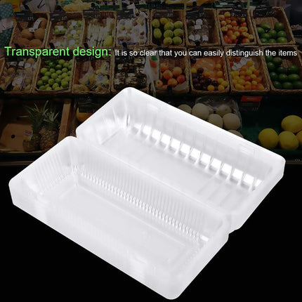 100PCS Disposable Cake Fruit Pastry Takeaway Packaging Box Transparent FoodGrade