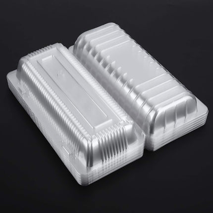 100PCS Disposable Cake Fruit Pastry Takeaway Packaging Box Transparent FoodGrade