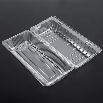 100PCS Disposable Cake Fruit Pastry Takeaway Packaging Box Transparent FoodGrade