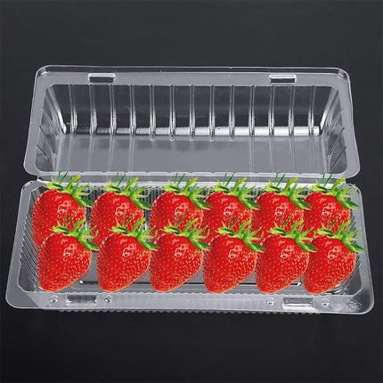 100PCS Disposable Cake Fruit Pastry Takeaway Packaging Box Transparent FoodGrade