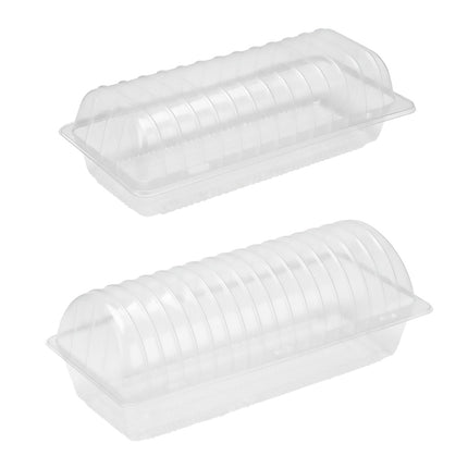 100PCS Disposable Cake Fruit Pastry Takeaway Packaging Box Transparent FoodGrade