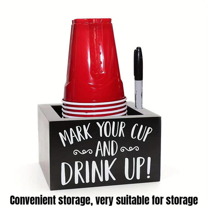Disposable Paper Cup Storage Box Organizer Rack for Kitchen Cup Holder Storage