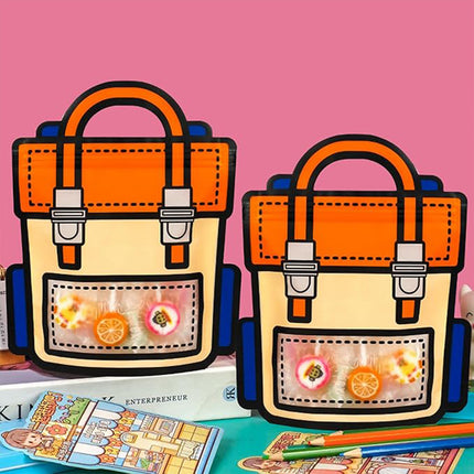 50pcs Portable Gift Bags Toy Snack Packing Bags Small Clear Storage Pouch