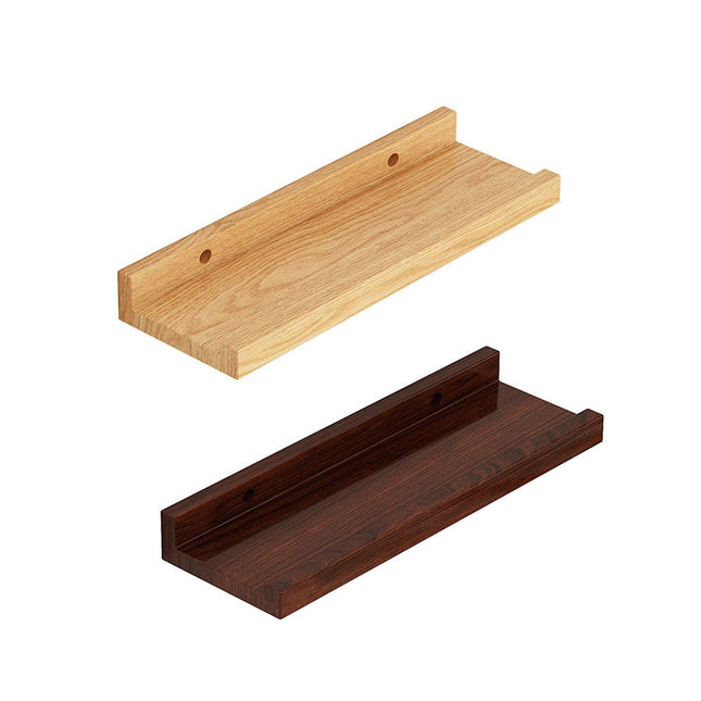 Wall Mounted Floating Storage Shelves Wood Rack Display Shelf Home Organization