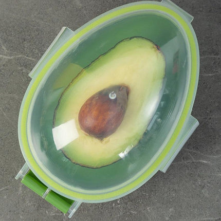 2pcs Kitchen Avocado Storage Box with Clear Lid Avocado Cooler Freshness Keeper