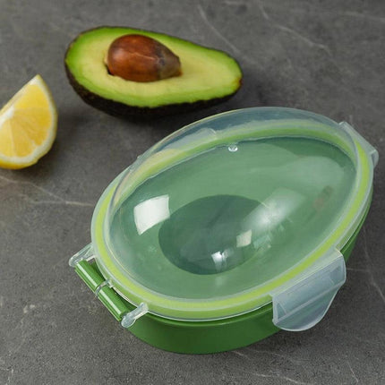 2pcs Kitchen Avocado Storage Box with Clear Lid Avocado Cooler Freshness Keeper