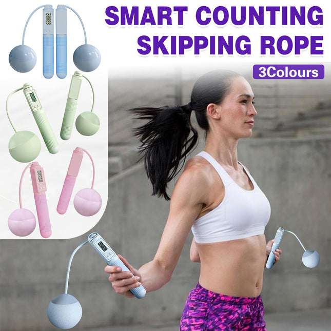 Smart Cordless Weighted Jump Rope Adjustable Skipping Rope Home Fitness Tool