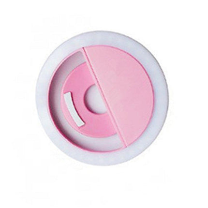 3 Modes Selfie Led Ring Fill Light Camera Rechargeable For Iphone Android Phone - Aimall
