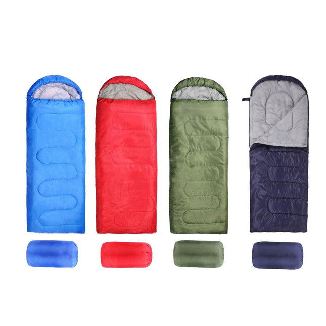 Single Sleeping Bag Outdoor Camping Hiking Thermal Warm Tent Travel Gear