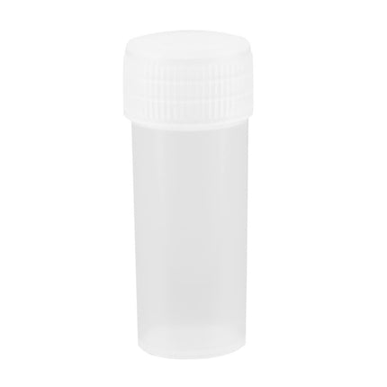 200PCS 5ml Plastic Sample Bottles Transparent with Lids Durable for Pills Seeds