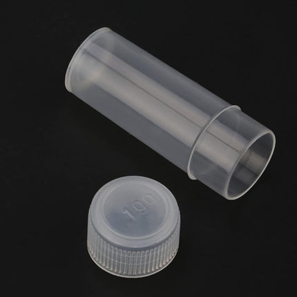 200PCS 5ml Plastic Sample Bottles Transparent with Lids Durable for Pills Seeds