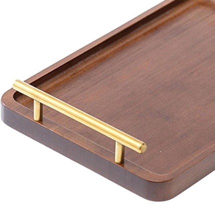 Rectangular Wooden Tea Tray Simple Household Serving Tray Kitchen Tea Tray