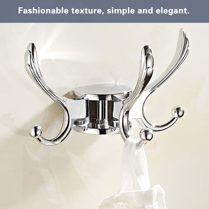 Wall Mounted Coat Hook Rotating Design Foldable Hook Space Saving For Home