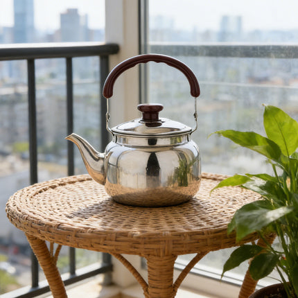 Stainless Steel Whistling Kettle Anti Scald Handle Gas Electric Stove 0.5L 1L 2L