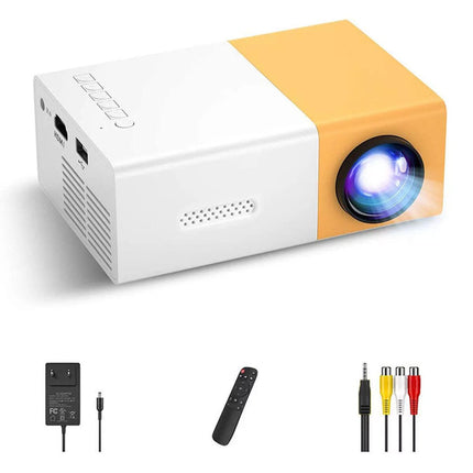 Portable Mini Pocket Projector LED Home Cinema HD 1080P HDMI Remote Control