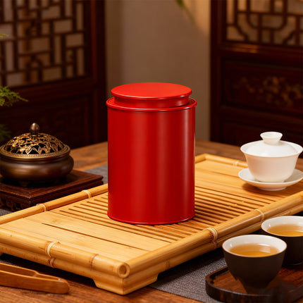 4PCS Retro Tea Coffee Bean Storage Tin Airtight 4Colour for Kitchen Pantry Use