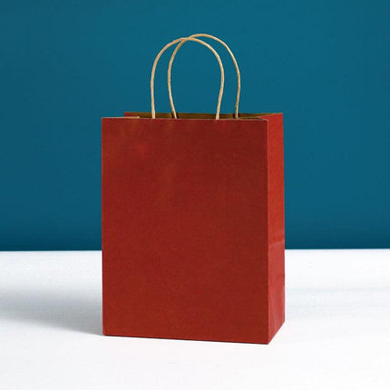 20Pcs Kraft Paper Bag Gift Carry Shopping Party Gift Bags With Handles Small Au