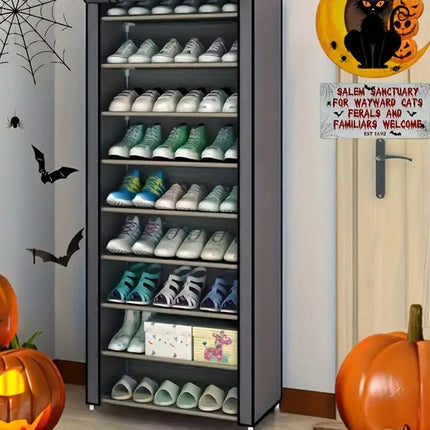 Stackable Shoe Rack Storage Cabinet Organizer Portable Wardrobe for Home Use