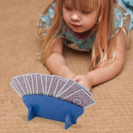 Hands-Free Poker Card Holder Stand Fan Shape Rack For Easy Grip and Tabletop Play