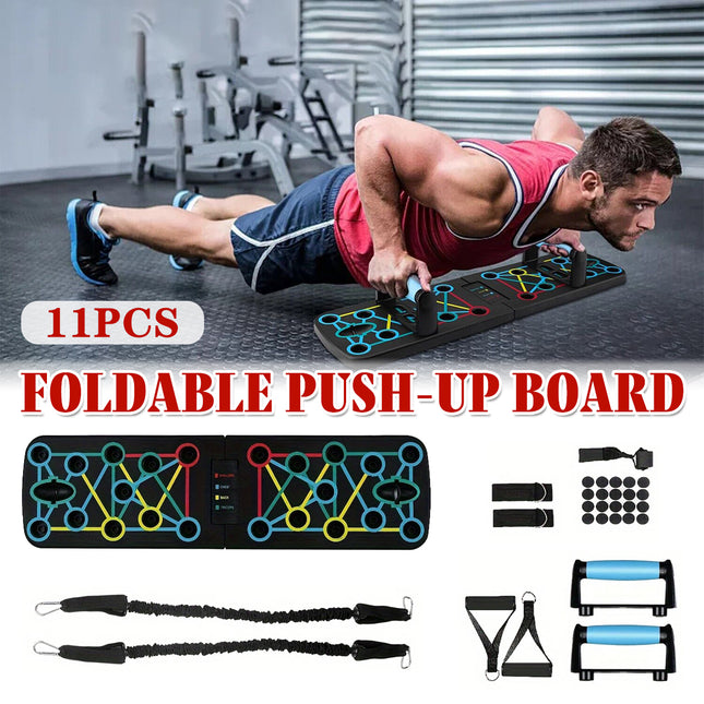 Push Up Board Home Multi Functional Fitness Folding Portable Gym Exercise Tool