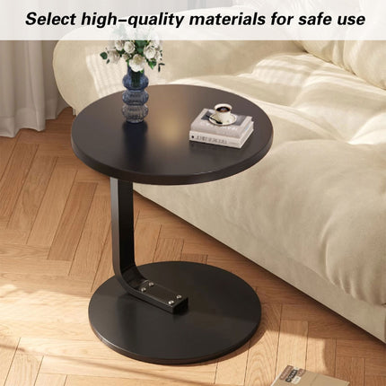 Small Round Coffee Table Simple Sofa Side Table Compact Modern Home Furniture