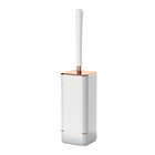 Wall Mounted Toilet Brush Holder Set Bathroom Cleaning Brush for Home Restroom