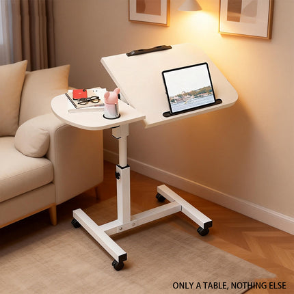 Portable Adjustable Height Laptop Desk Stand Mobile Table For Bed Sofa Office