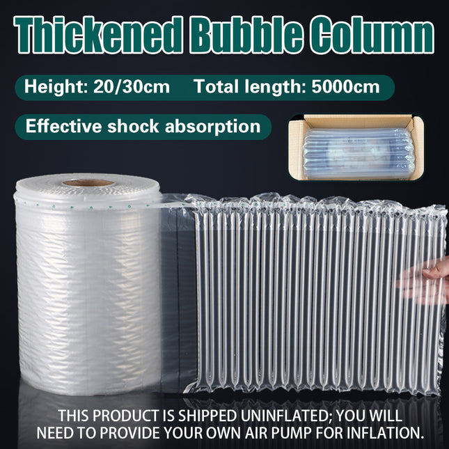 Air Column Cushion Roll 5000cm Clear Protective Packaging 20cm 30cm Height