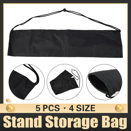 5 PCS Tripod Stand Lamp Stand Banner Polyester Drawstring Bag Foldable Portable