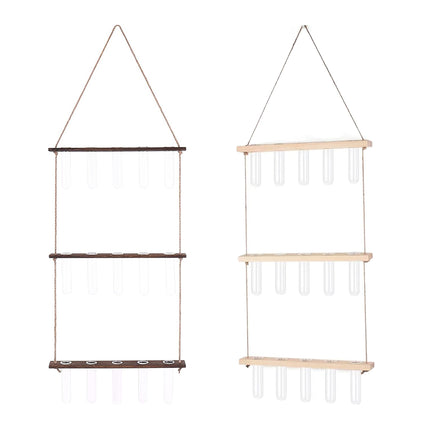 Wall Mounted Hydroponic Test Tube for Home Office Indoor Garden Decorative Vase