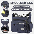 Men Shoulder Bag Large Capacity Crossbody Waterproof Business Casual Travel Bag