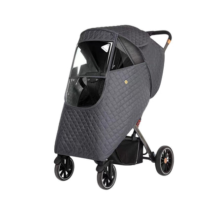 Stroller Cover Rainproof Breathable All Season Pram Protector with Mesh Vents