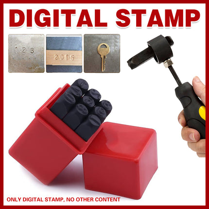 Punch Stamp Set 4MM Steel Letter Number Stamping Tool Kit For Metal Leather Wood