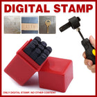 Punch Stamp Set 4MM Steel Letter Number Stamping Tool Kit For Metal Leather Wood