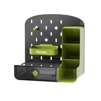 Desktop Storage Box with Drawer Divider For Stationery Cosmetics Accessories