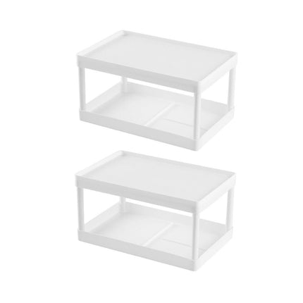 2pcs Desk Organizer Storage Rack Display Shelf for Cosmetic Sundries Files