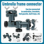 Fishing Umbrella Stand Bracket Multi Function Connector Adjustable Rod Holder