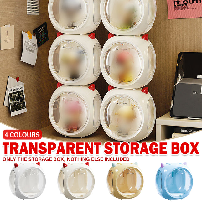 Space Capsule Storage Box Single Display Organizer for Figures and Dolls
