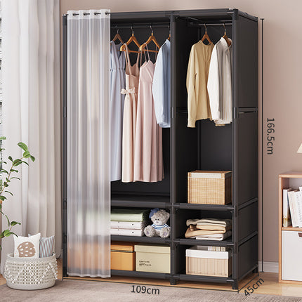 Multi-Function Clothes Storage Rack for Home Bedroom Space Saving Durable