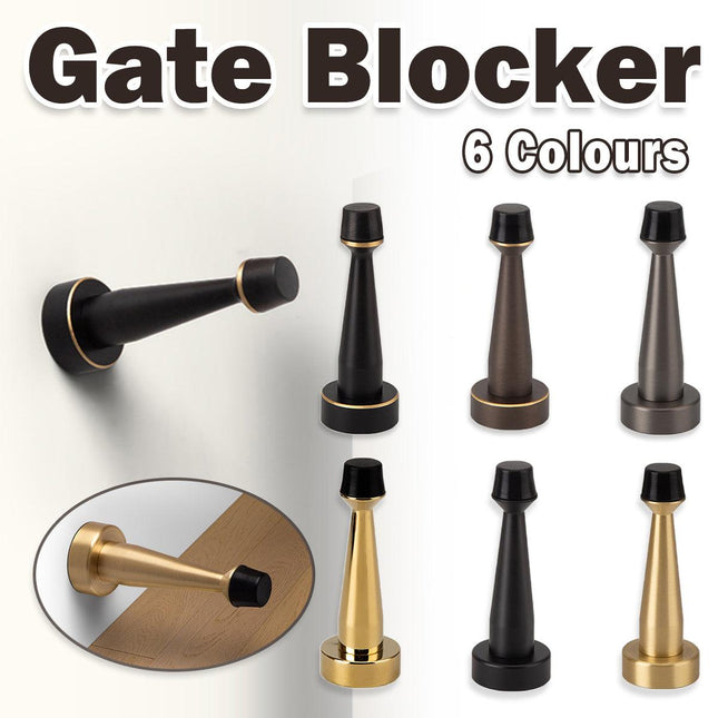 6 Colours Copper Door Stopper Top Cylinder Anti Collision Device for Home Office