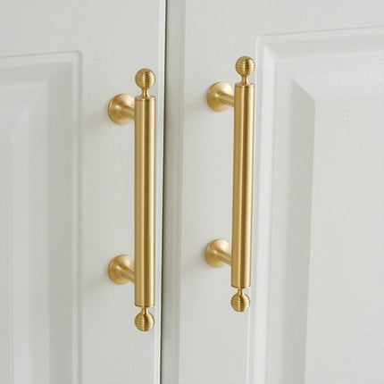 Copper Cabinet Handles 6 Sizes Modern Pulls for Wardrobe Drawer Shoe Cupboard