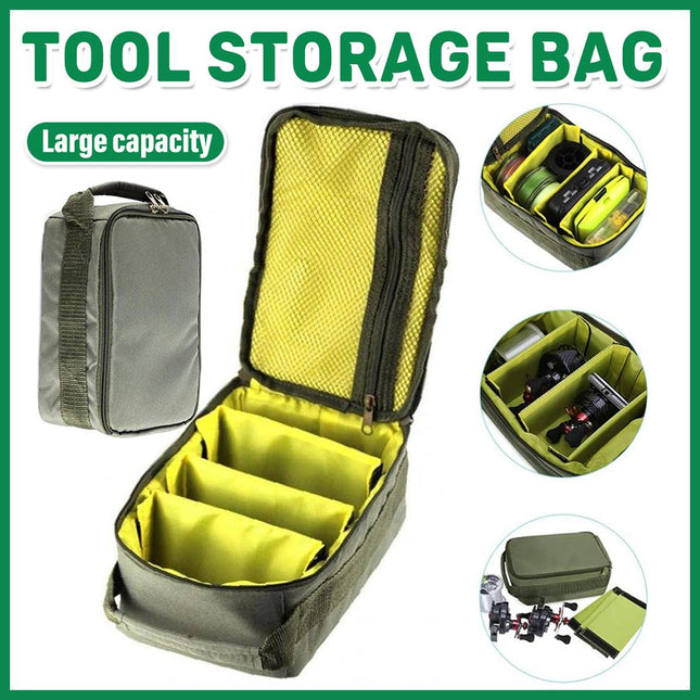 Fishing Gear Reel Storage Bag Portable Handbag Fishing Tools Organizer Storage