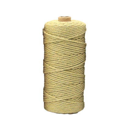 3mm Colored Cotton Rope DIY Hand Woven Macrame Cord Tapestry Binding Craft Rope
