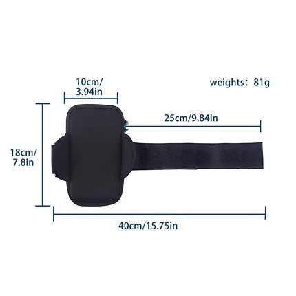 Arm Band Mobile Phone Holder Bag Sports Running Jogging Gym Exercise Pouch Case