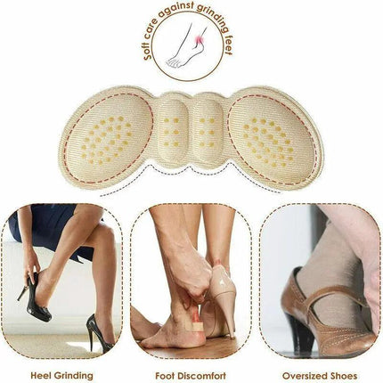 1Pair Heel Insole Heel Protectors Heel Pads Shoe Liner Shoe Inserts Heel Grip AU - Aimall