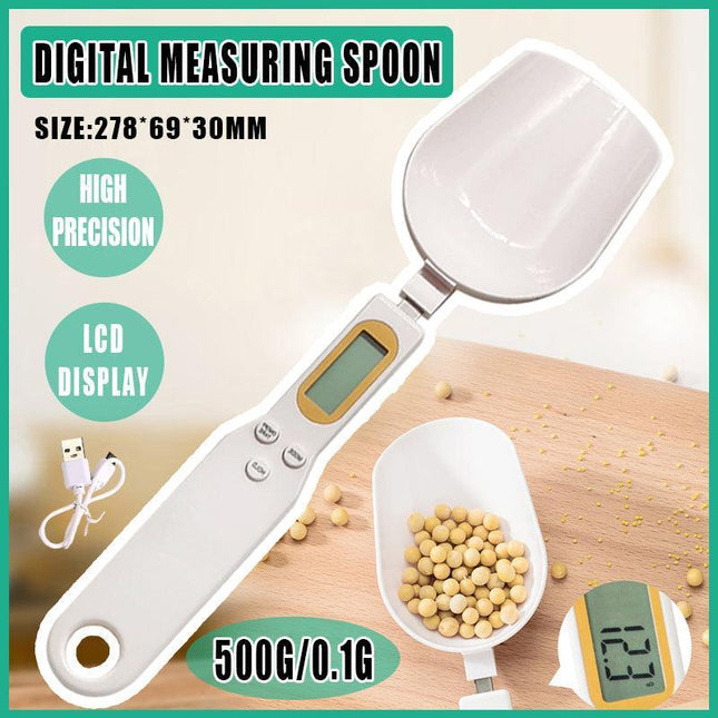 Kitchen Digital Electronic Food Scale Measuring Spoon Spice Sugar Weighing Tool