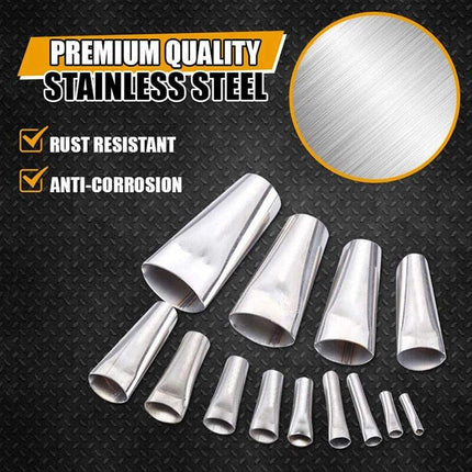 17PCS Stainless Steel Perfect Caulking Nozzle Applicator Sealant Finishing Tool - Aimall