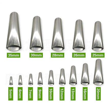 17PCS Stainless Steel Perfect Caulking Nozzle Applicator Sealant Finishing Tool - Aimall