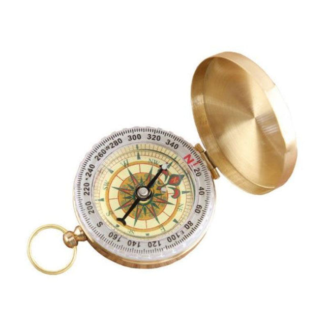 Classic Portable Brass Compass Camping Survival Outdoor Hiking Watch Map New Au - Aimall